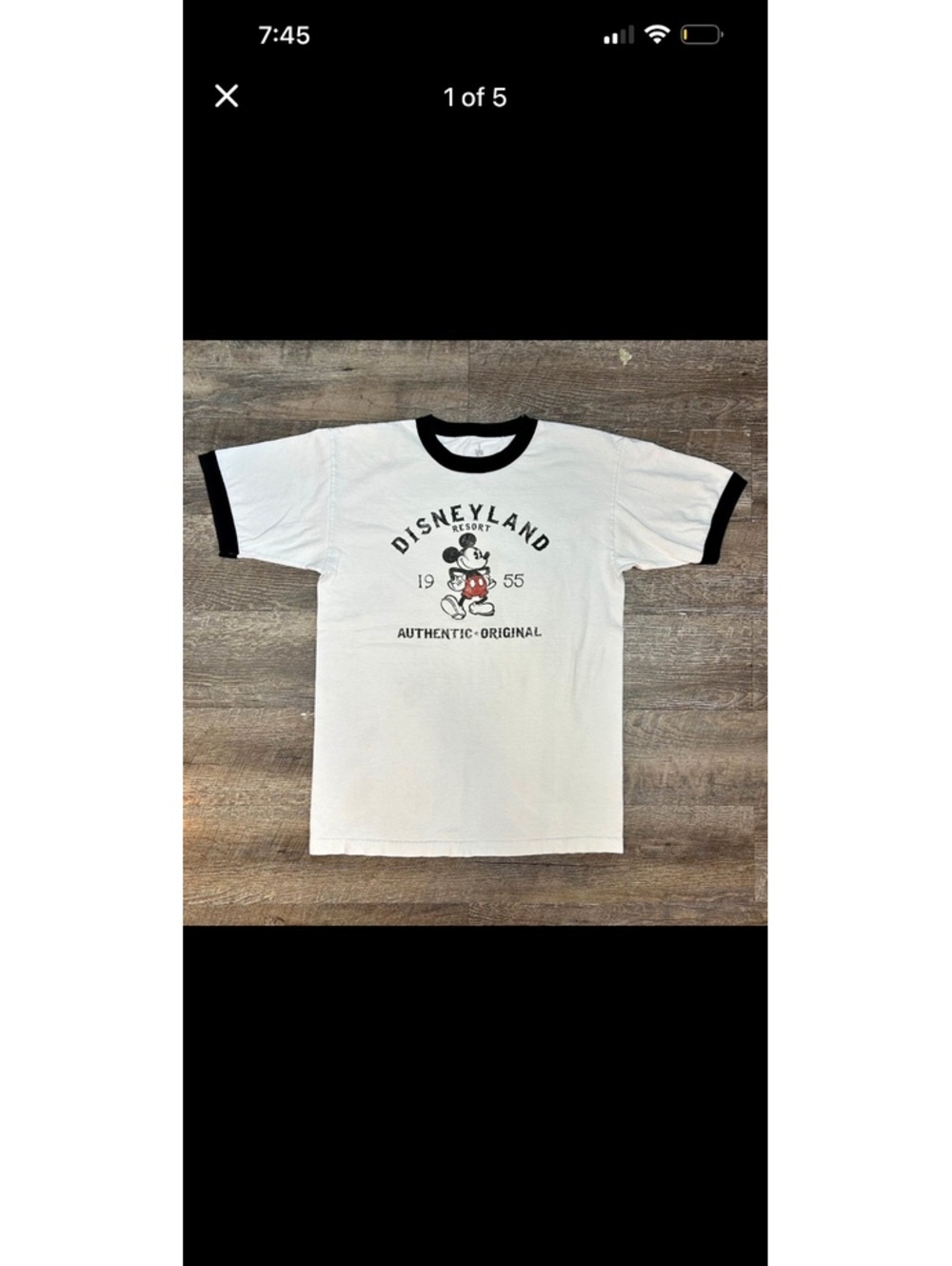 vintage disneyland tshirt